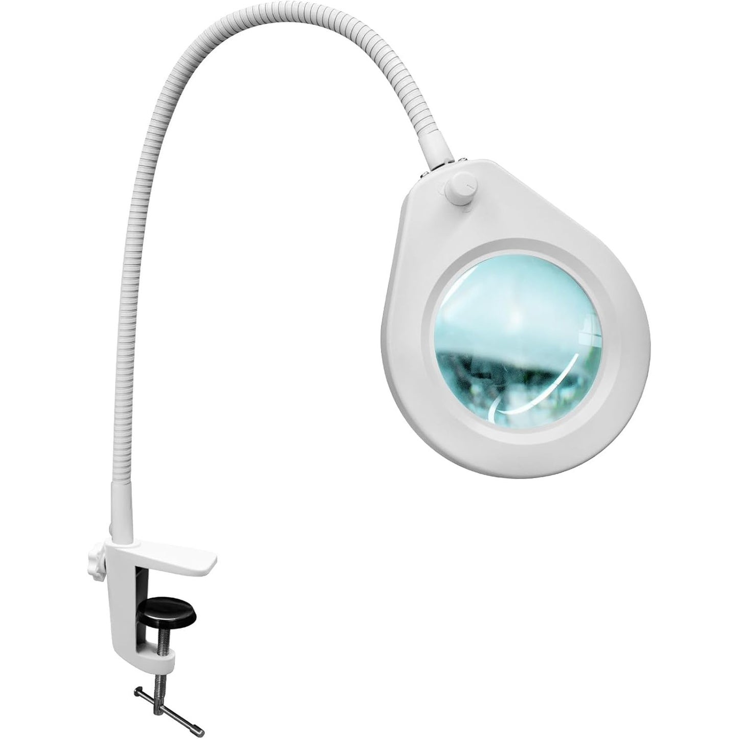 214370 - BEYAMZ Llambë Zmadhuese LED me Kapëse dhe Qafë Fleksibël - Lente 105 mm 5X / Dritë e Rregullueshme 790lm / Krah Fleksibël 50 cm