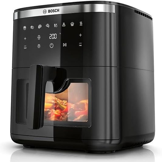 288160 - BOSCH Fritezë me ajër Seria 6 MAF671B0, XXL, kapacitet 7.2L, 7 programe, dritare gatimi e ndriçuar, e zezë