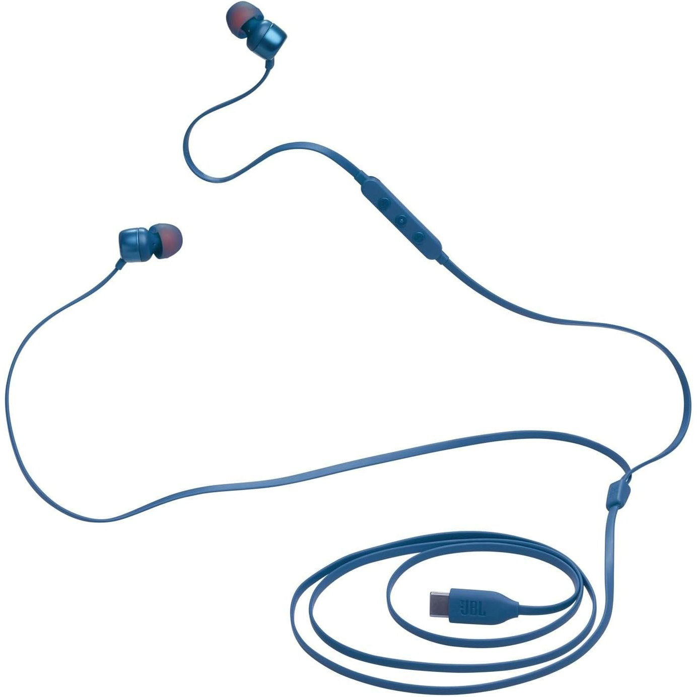 268848 - JBL Kufje Tune 310 C me tel në vesh, JBL Pure Bass Sound, mikrofon, portë USB-C, ngjyrë Blu
