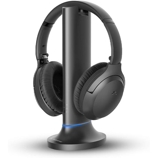 85226 - AVANTREE Opera - Kufje Pa Tel për Televizor me Volum të Përmirësuar dhe Modalitet Dialogu të Qartë, Rreze Transmetimi 50m, përshtatshme për të Moshuarit, Baza Karikimi.