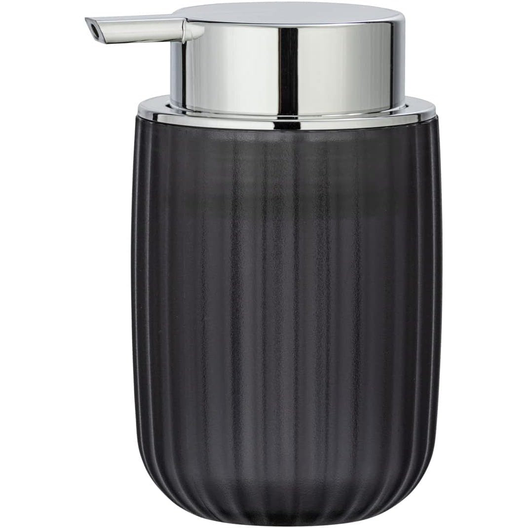 248391 - WENKO Dispenser sapuni Agropoli Gri, plastikë me cilësi të lartë, 7.5 x 12.5 x 9 cm, kapacitet 250 ml
