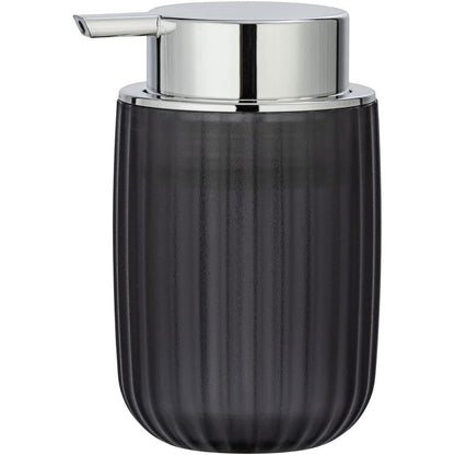248391 - WENKO Dispenser sapuni Agropoli Gri, plastikë me cilësi të lartë, 7.5 x 12.5 x 9 cm, kapacitet 250 ml