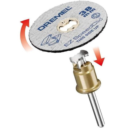 314763 - DREMEL Disqe Prerëse Metali SpeedClic SC456B, Set Aksesori me 12 Disqe Prerëse për Prerjen e Tubave Metalike, Çelikut të Forcuar, Bakrit, Drywall dhe Shumë Më Tepër
