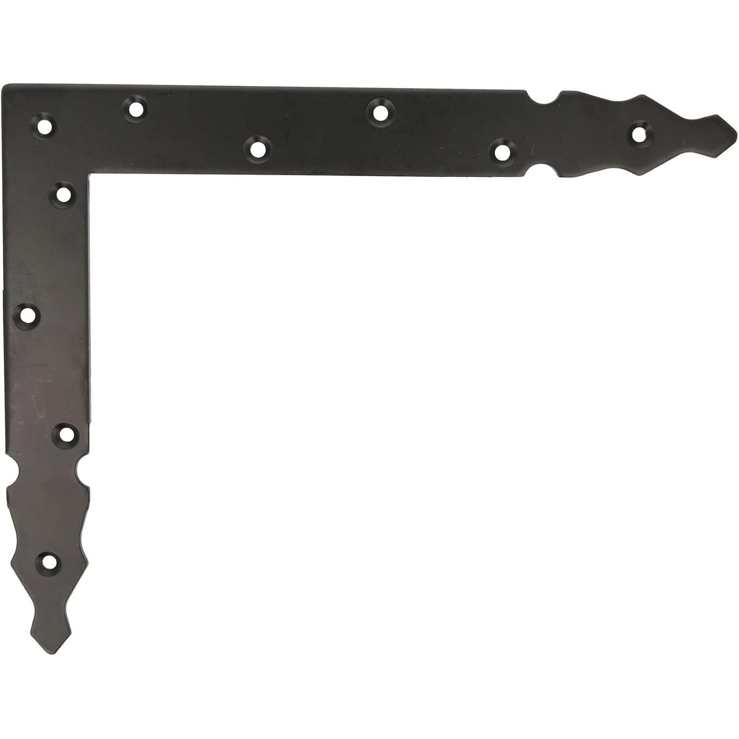 289152 - AMIG Mbështetëse Dekorative për Dorën e Majtë, 300 x 240 x 4 mm, Çelik i Zi, Stil klasik gotik