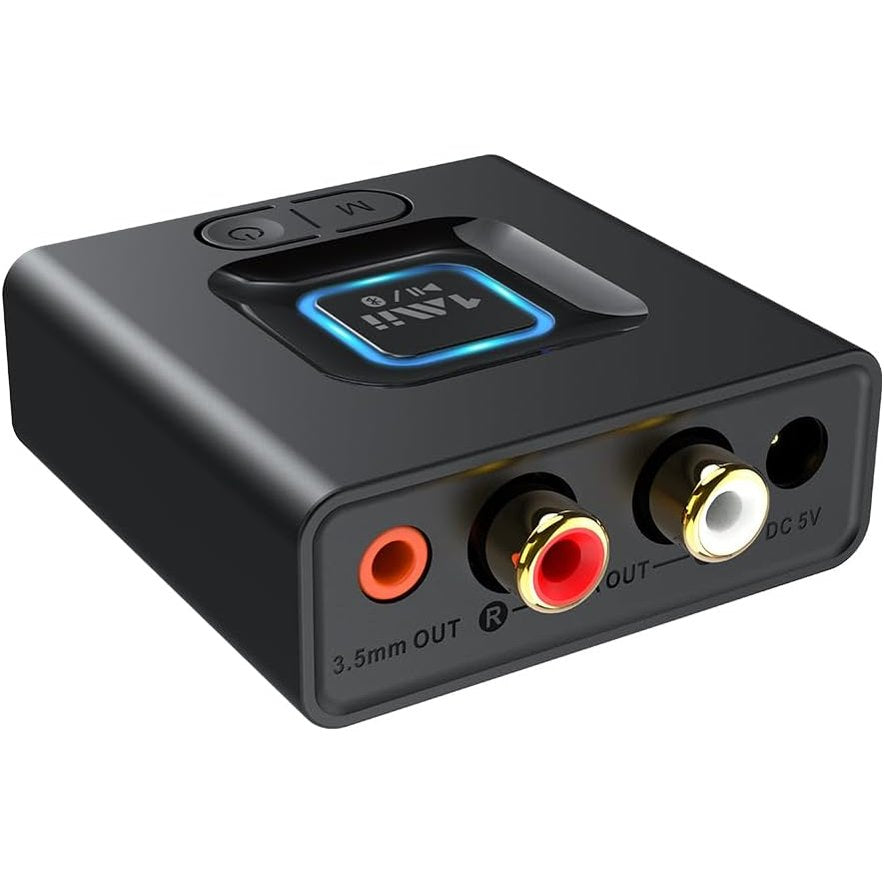 266786 - MARRËS BLUETOOTH 5.1 1MII ML201, PËRSHTATËS BLUETOOTH ME RCA NË 3.5 MM AUX JACK, BATERI E INTEGRUAR