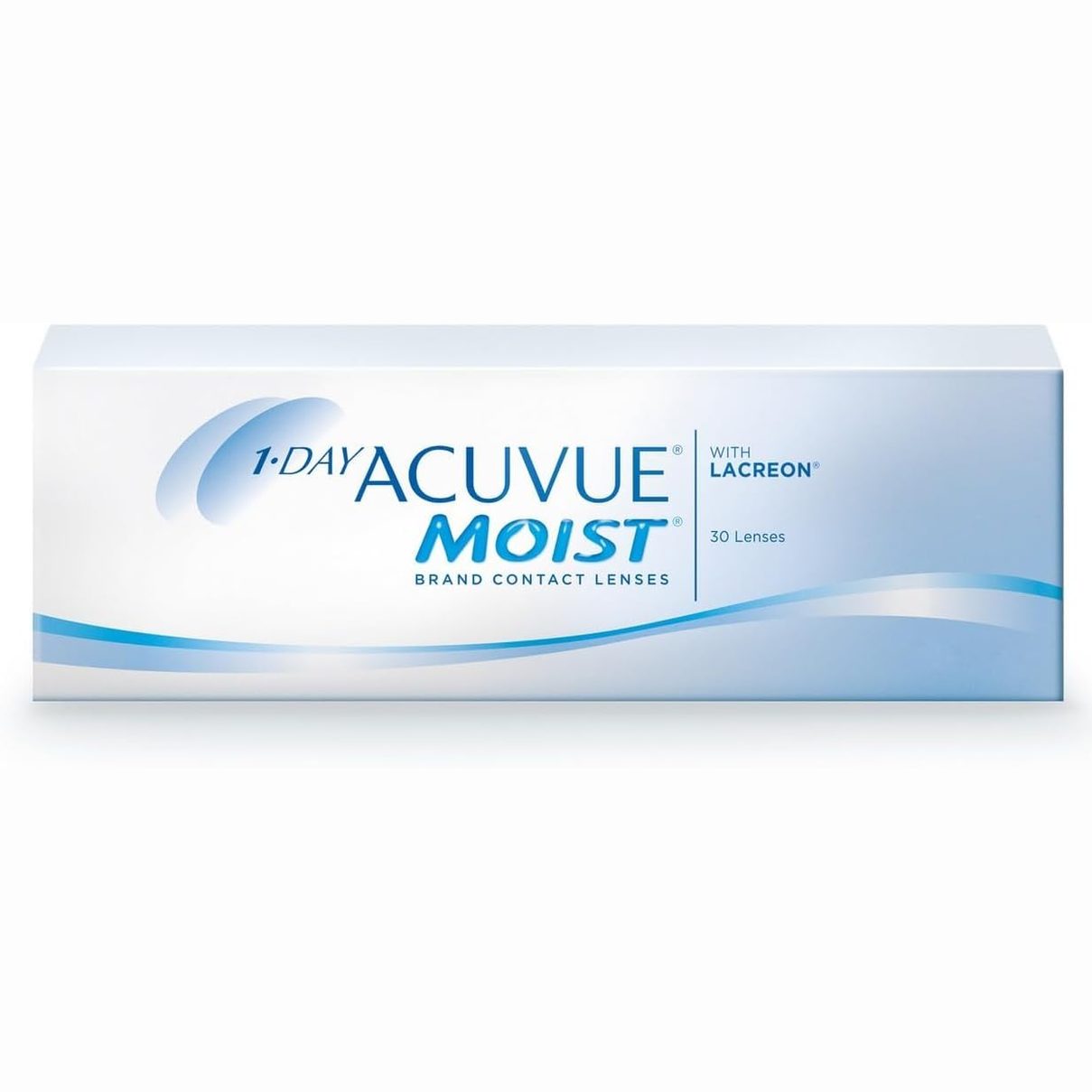 321165 - ACUVUE MOIST Lente kontakti ditore 1-Ditëshe për sy të ndjeshëm, 1.75 dioptri, BC 9, 30 lente, Mbrojtje UV