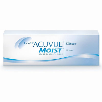 321165 - ACUVUE MOIST Lente kontakti ditore 1-Ditëshe për sy të ndjeshëm, 1.75 dioptri, BC 9, 30 lente, Mbrojtje UV