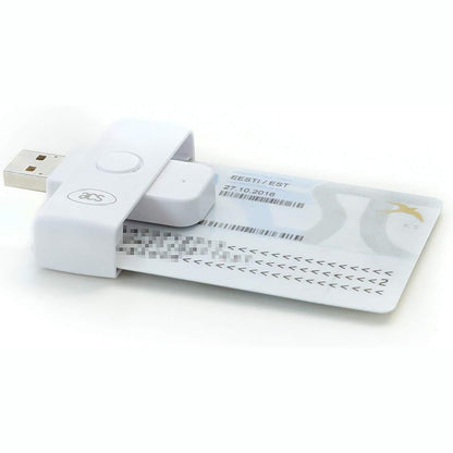 273711 - ACS ACR39U-N1 POCKETMATE II - LEXUES I KARTËS INTELIGJENTE EID USB TIPI A (KARTË IDENTIFIKIMI ELEKTRONIK) I PALOSSHËM DHE KOMPAKT, I BARDHË