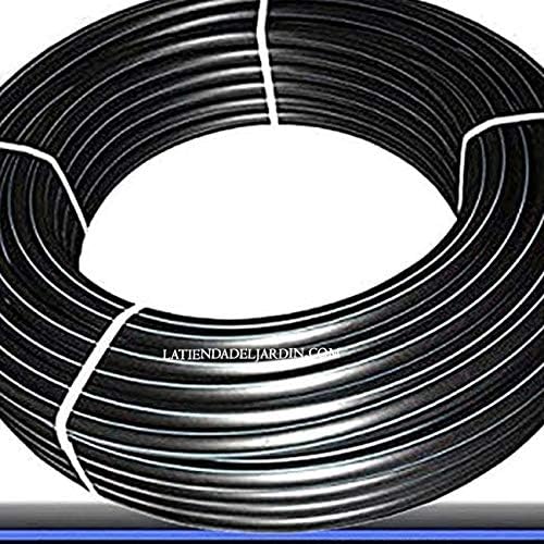 322312 - Suinga Tub kopshti 25 mm blu konik i bërë nga polietileni me dendësi të lartë, presioni maksimal: 10 bar, Bobinë 25 metra, e zezë