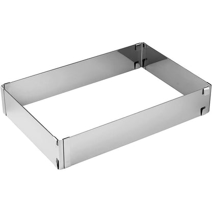 219566 - ZENKER Kornizë pjekjeje e zgjatshme "Patisserie", çelik inox, e përshtatshme për lavastovilje, argjend