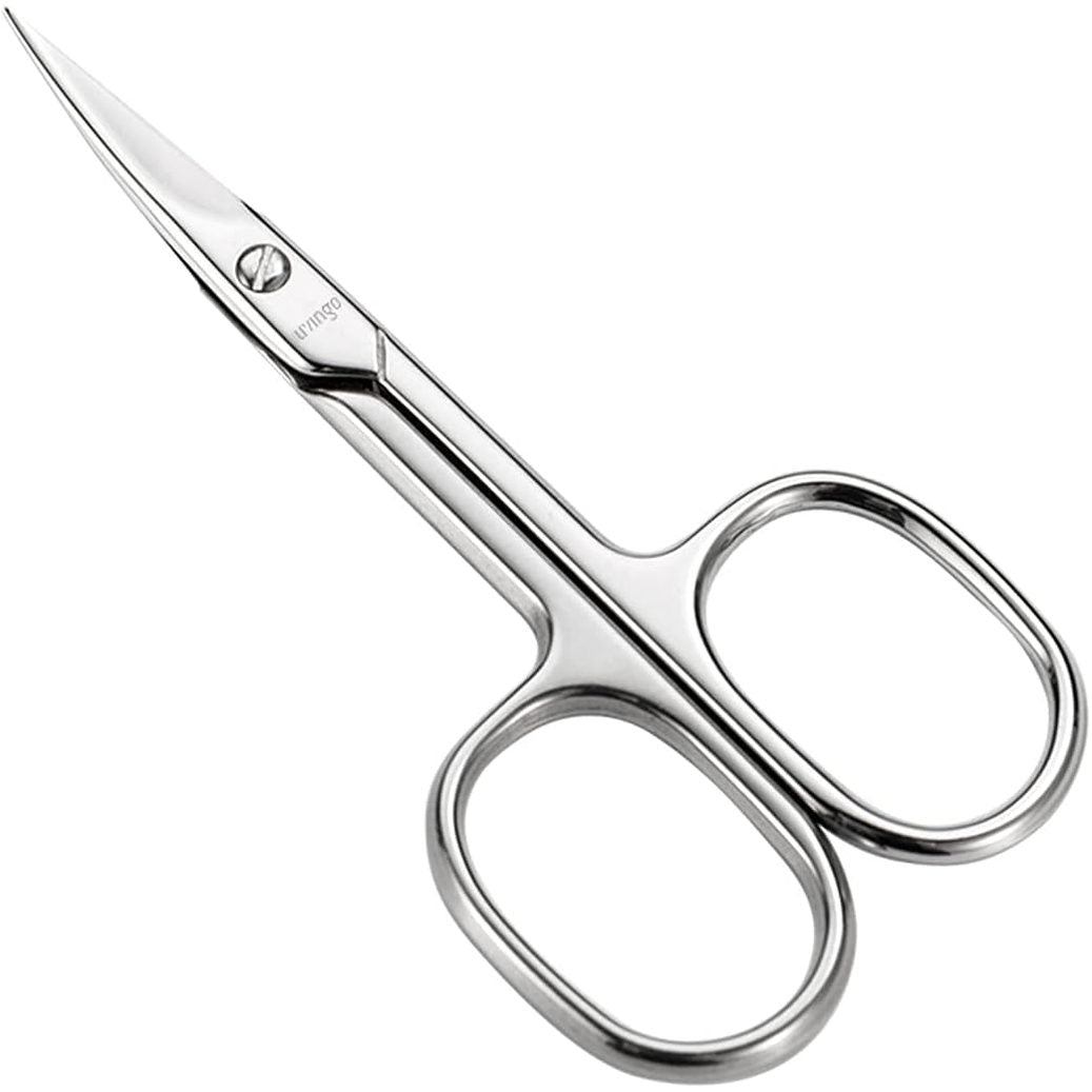 321825 - LIVINGO - Gërshërë për thonj prej çeliku inox me mikro-dhëmbëzime, për kutikulat dhe thonjtë me majë të lakuar