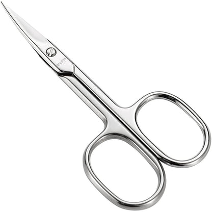 321825 - LIVINGO - Gërshërë për thonj prej çeliku inox me mikro-dhëmbëzime, për kutikulat dhe thonjtë me majë të lakuar