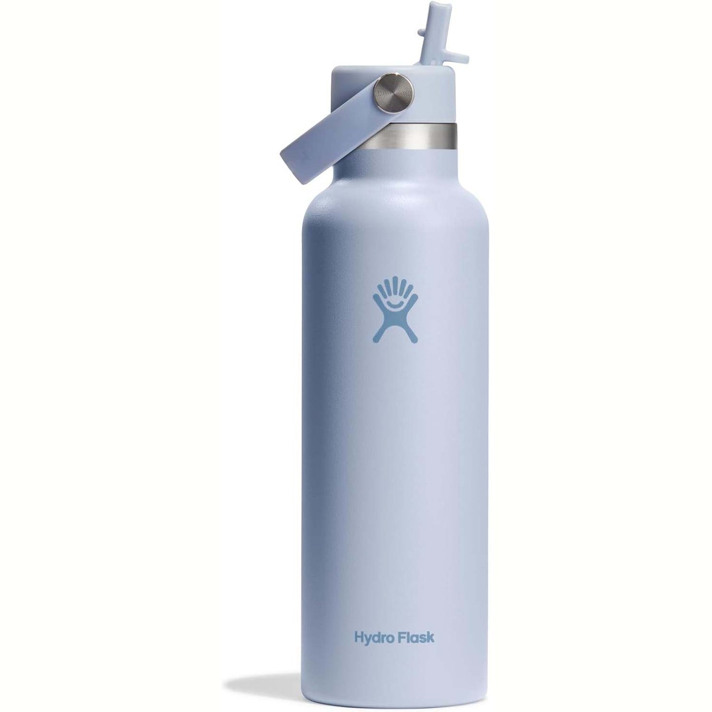 221668 - Hidro Flask Shishe Uji Standarde për Gojë 621 ml (21 oz), prej Çeliku Inoks të Izoluar me Vakum me Kapak Fleksibël Kashte, Surf