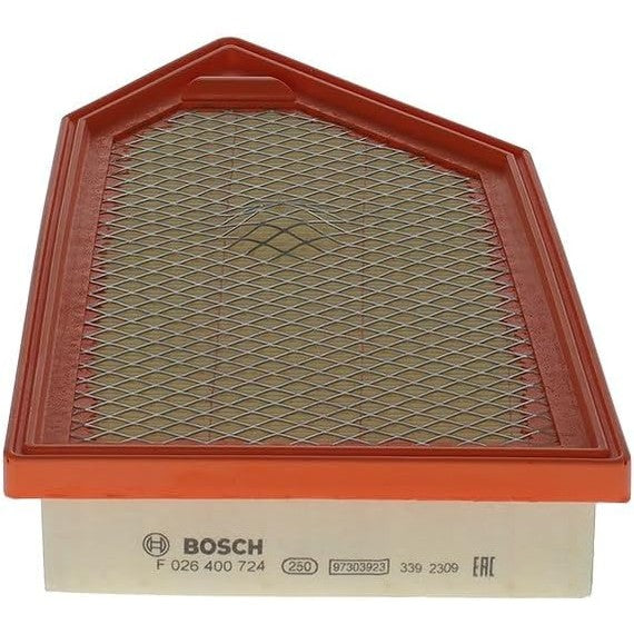 288991 - BOSCH Filtri i Ajrit të Makinës S0724, Rezistent ndaj Lagështirës, Mban Grimcat e Ngurta Larg