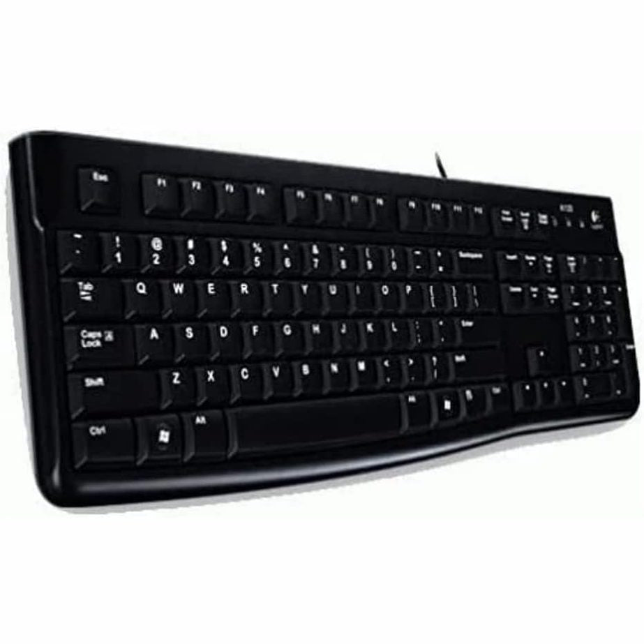 189693 - LOGITECH Tastierë me Tel K120, QWERTY SHBA, E Zezë, Modeli 920-002509