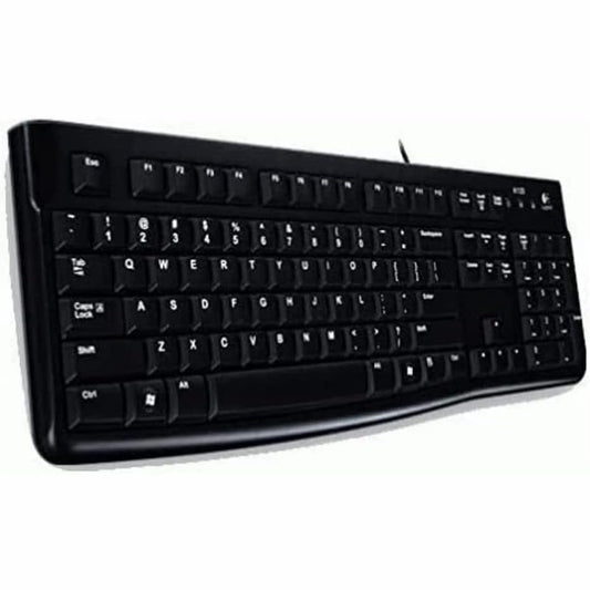 189693 - LOGITECH Tastierë me Tel K120, QWERTY SHBA, E Zezë, Modeli 920-002509