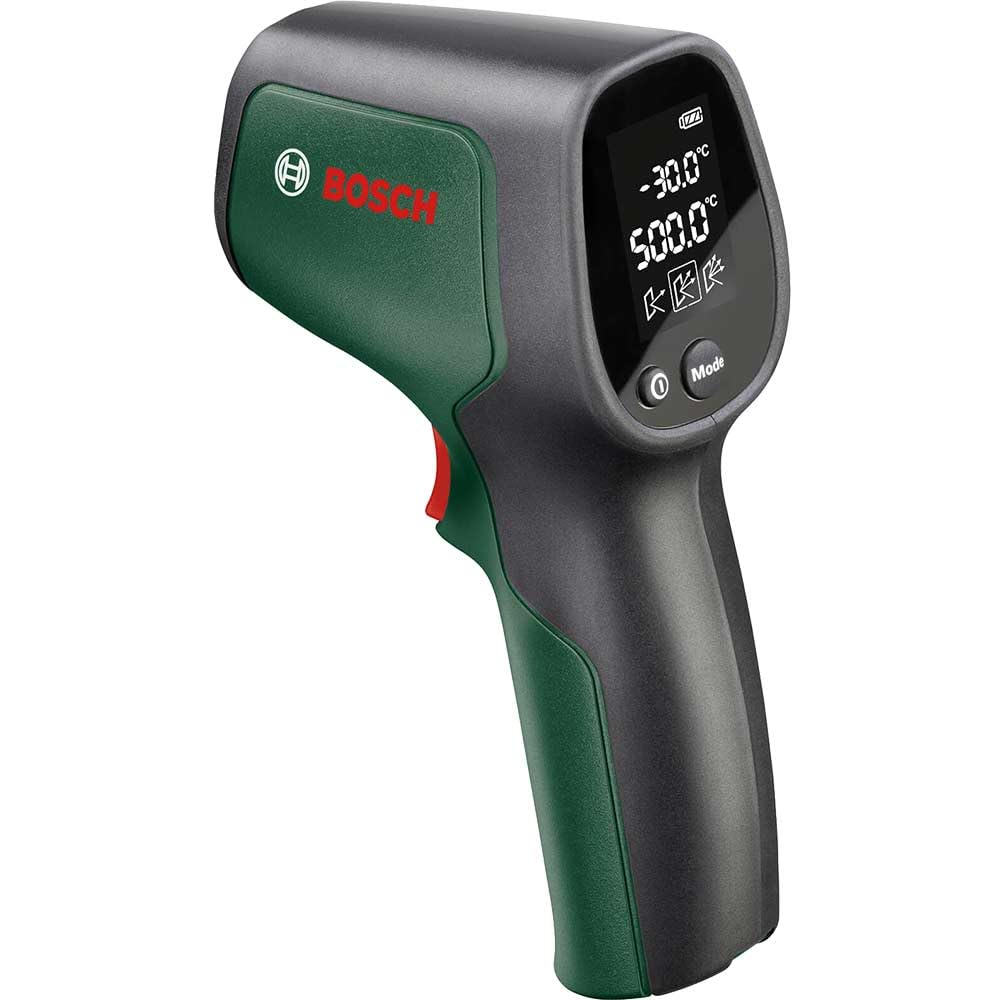 288615 - Bosch UniversalTemp Termometër me infra të kuqe (-30°C…+500°C, 3 grupe materialesh të paracaktuara)