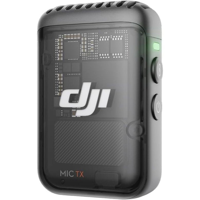 309586 - DJI Transmetues Mic 2 (i Zi në Hije), Mikrofon Pa Tel me Anulim Inteligjent të Zhurmës, Bluetooth, 14-orësh, lidhje magnetike