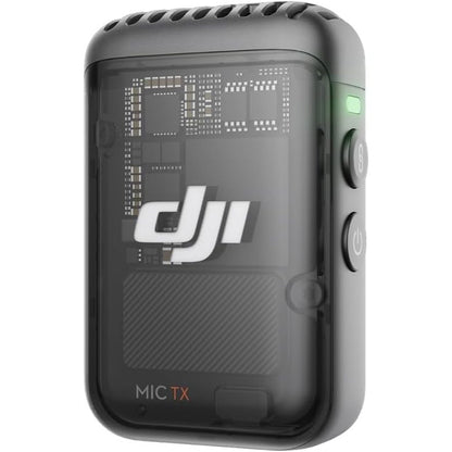 309586 - DJI Transmetues Mic 2 (i Zi në Hije), Mikrofon Pa Tel me Anulim Inteligjent të Zhurmës, Bluetooth, 14-orësh, lidhje magnetike