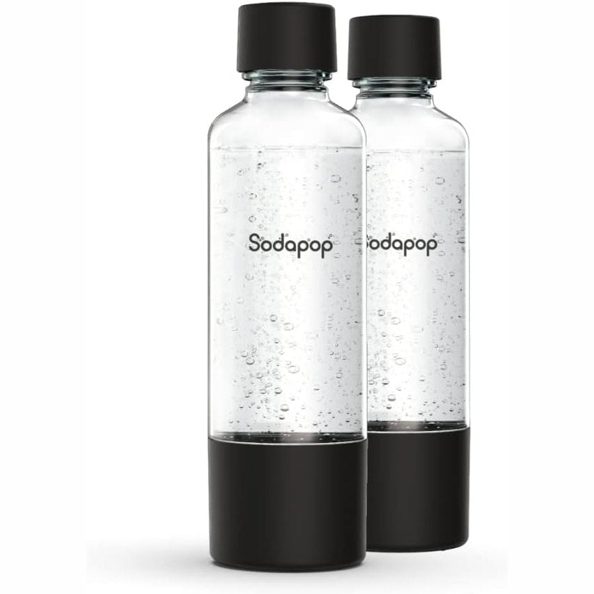 277547 - SODAPOP LOGAN & COOPER PRO Set shishesh PET, shishe zëvendësuese për prodhuesit e ujit të gazuar, pa BPA, 2 x 850 ml