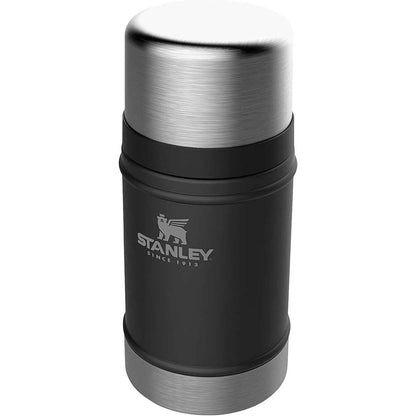 217391 - STANLEY Termos Ushqimi Classic Legendary 709 ml, mban ushqimin të nxehtë për 15 orë ose të ftohtë për 18 orë, ngrohës ushqimi prej çeliku inox, pa BPA, i sigurt për lavastovilje, e zezë mat