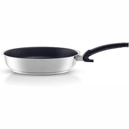 183106 - FISLER Tigan Adamant Premium prej Çeliku Inox i Veshur (Ø 24 cm) - Jo Ngjitës, Rezistent ndaj Gërvishtjeve - për Përdorim në Induksion