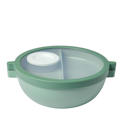 218247 - Mepal - Kutia e Përgatitjes së Vakteve Vita, Bento Bowl, 1500 ml, Ndarje Shtesë me Kapak, Sherbele Nordike