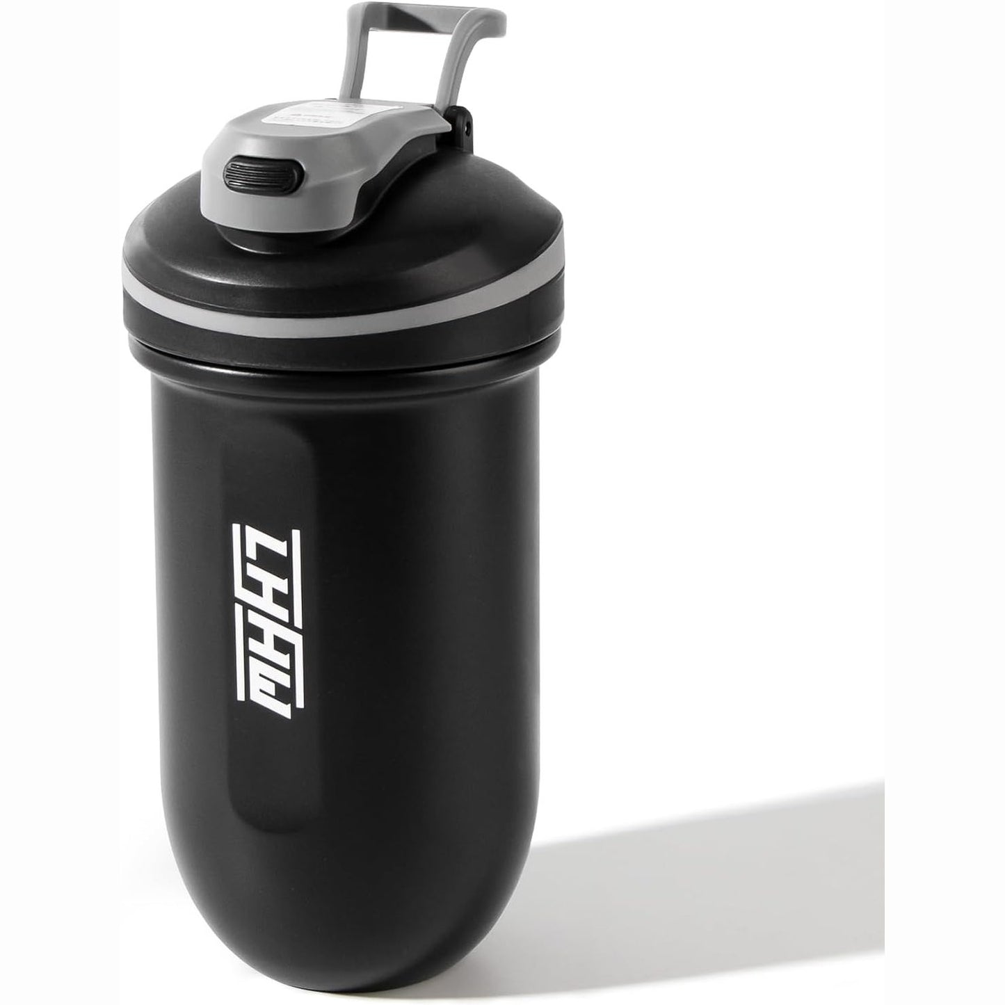 219223 - LHHW Shaker Proteinash, Çelik Inox, 500 ml - Nuk Kërkon Top Përzierjeje, Mban të Ftohtë, i Papërshkueshëm nga Rrjedhjet, pa BPA