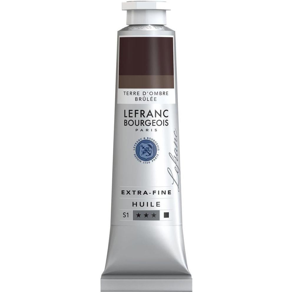 269325 - LEFRANC BOURGEOIS Vaj Ekstra i Finuar, Brilant dhe Vibrant – Burnt Umber, 40 ml