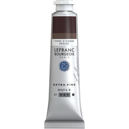 269325 - LEFRANC BOURGEOIS Vaj Ekstra i Finuar, Brilant dhe Vibrant – Burnt Umber, 40 ml