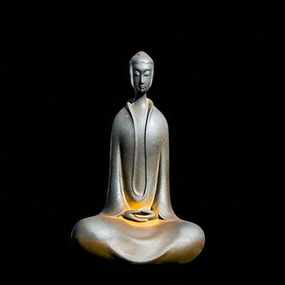 256984 - Statujë Bude prej margarite, pa fytyrë, prej gize të fortë, për brenda/jashtë, dekor Zen për meditim dhe hapësirë shpirtërore