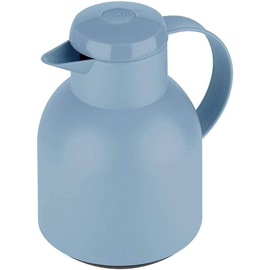 224654 - EMSA - Kana e Izoluar F40101, 1 Litër, Mbyllje e Shpejtë, 100% e Papërshkueshme nga Hidhet, Mban të Nxehtë për 12 orë, të Ftohtë për 24 orë, Blu Pluhur