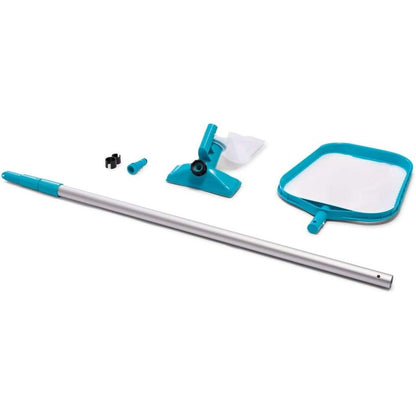 322522 - INTEX Set Pastrimi Pishine 28002, 3 pjesë, Fshesë me korrent 2.39 m, Gota thithëse të ndërrueshme, Pastrues pishine