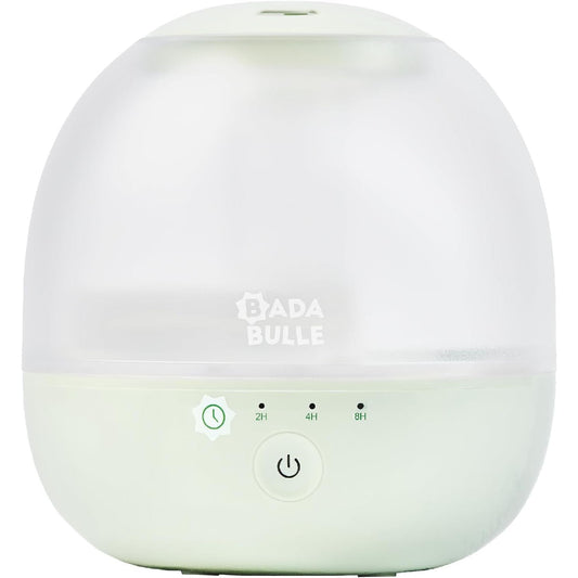164581 - BADABULLE Bubble Cool Mist - Lagështues Ajri me Dritë Nate Shumëngjyrëshe, Kapacitet Rezervuari 2L, Jetëgjatësi Baterie 16-Orëshe, Dizajn Kompakt, Mjegull i Rregullueshëm 360°, Mbyllje Automatike