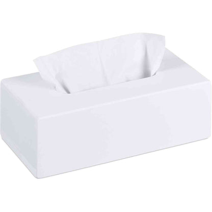 185642 - RELAXDAYS Kuti për Shami prej Bambuje, me Fund Rrëshqitës, Dimensionet: 7.5 x 24 x 12 cm, Ngjyra: E Bardhë, Modeli: 10023252