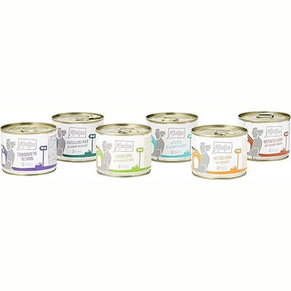 257620 - MJAMJAM - USHQIM I LAGËSHT PREMIUM PËR QEN, Paketa e Përzier II, me pulë dhe rosë, viçi, gjeldeti, viçi, qengji, pako me 6 mishra (6 x 200 g), natyral me mish shtesë