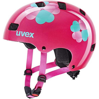 292772 - UVEX Kid 3 - helmetë biçiklete për fëmijë, përshtatje individuale, ventilim i optimizuar, ngjyra lule rozë, madhësia 51-55 cm