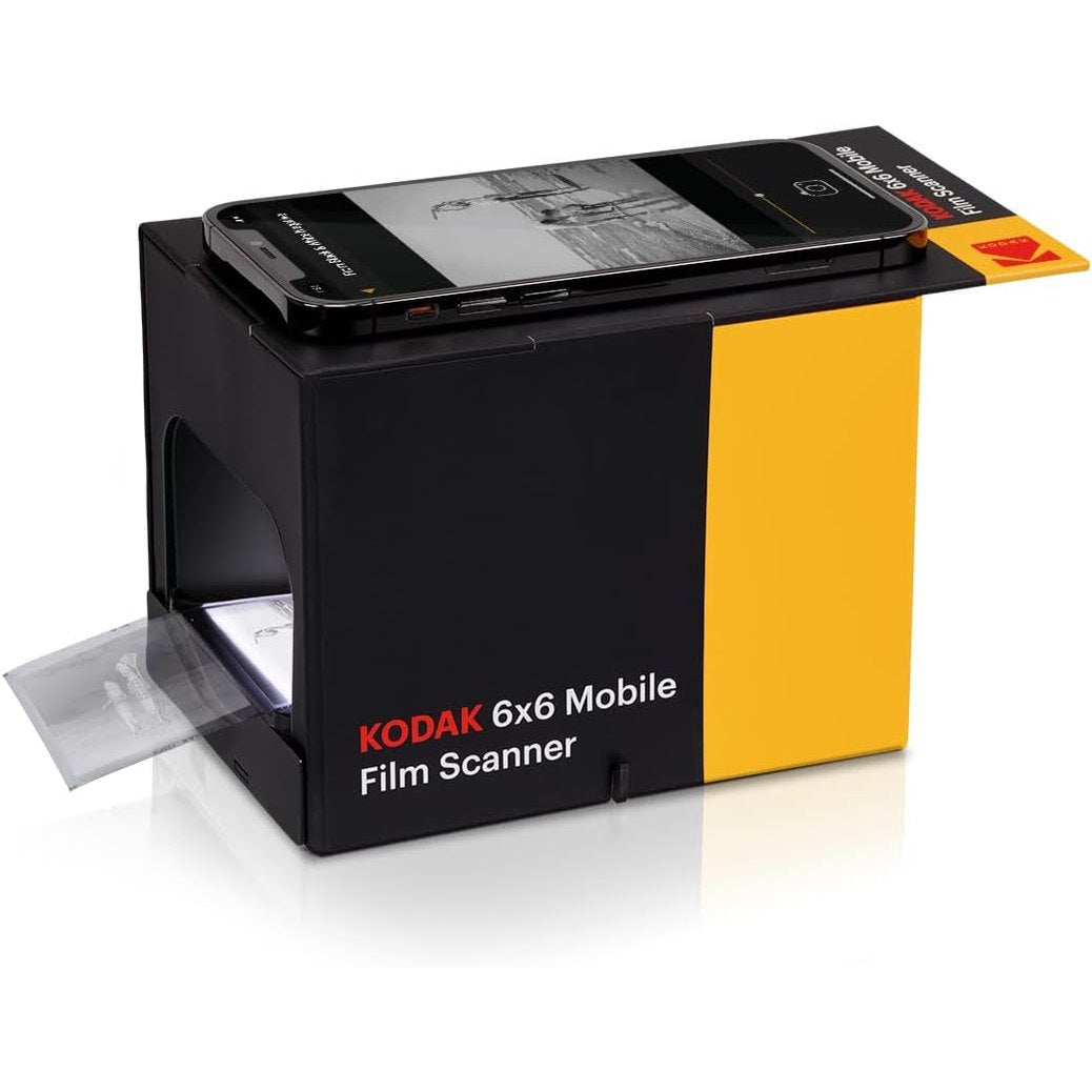 266250 - KODAK Skaner Filmi Mobil 6x6, Konvertoni dhe Ruani Slide dhe Negativa 6x6 [Formatet e Filmit 120 dhe 220] në Smartphone-in Tuaj, Kuti Skaneri Kartoni Miqësore ndaj Mjedisit