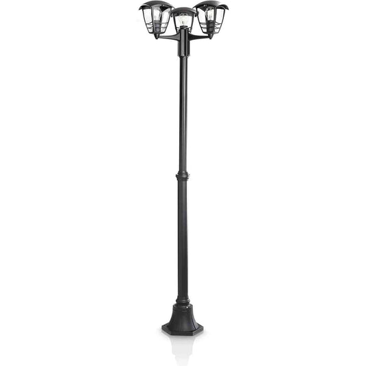 160564 - PHILIPS Shtyllë për Jashtë LED Creek, me Prizë E27, 184cm, Materiali Alumini, Ngjyra e Zezë