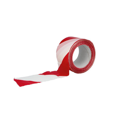 314264 - AMIG Shirit mbrojtës i kuq dhe i bardhë LDPE - 500 m x 70 mm, Jo ngjitës, I papërshkueshëm nga uji