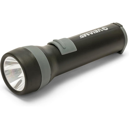 238880 - Dritë LED PLASTIKE ultra e qëndrueshme, Fener me grep, 100 lumen (3W), rezistente ndaj ujit dhe goditjeve, kërkon 2 bateri D (nuk përfshihen)