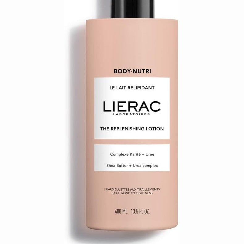 271972 - Lierac Qumësht trupi hidratues ushqyes Body-Nutri me gjalpë shea dhe niacinamide, për lëkurë të ndjeshme, 400 ml