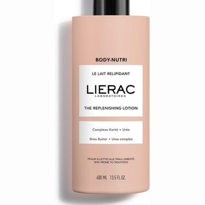 271972 - Lierac Qumësht trupi hidratues ushqyes Body-Nutri me gjalpë shea dhe niacinamide, për lëkurë të ndjeshme, 400 ml