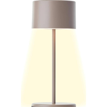 197155 - LLAMBË TAVOLINE TOP BRAND LED, e Errësueshme dhe e Rikarikueshme, në Ngjyrë Kafe të Errët, me Errësues me Prekje në Tre Faza, Dritë e Bardhë e Ngrohtë, USB, Material Plastik, Formë Elegante, Kursim Energjie