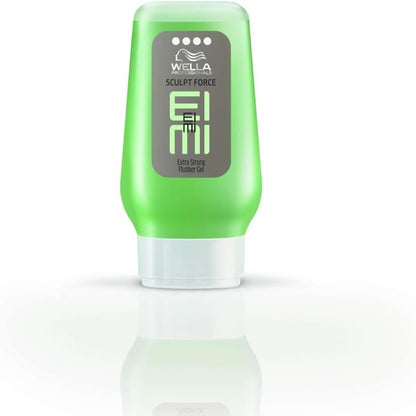 298647 - WELLA EIMI Xhel flokësh Sculpt Force, mbrojtje nga rrezet UV, fiksim shumë të fortë, thith shpejt, për flokë të përcaktuar dhe me shkëlqim, 1 x 28 ml