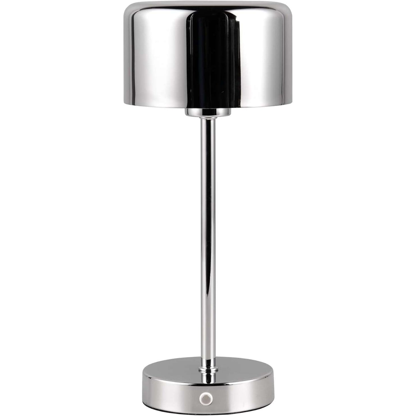 217921 - Reality Leuchten Llambë tavoline LED e rikarikueshme Jeff R59151106, Metal krom, përfshin LED 1.5 vat, me prekje 4 drejtimesh