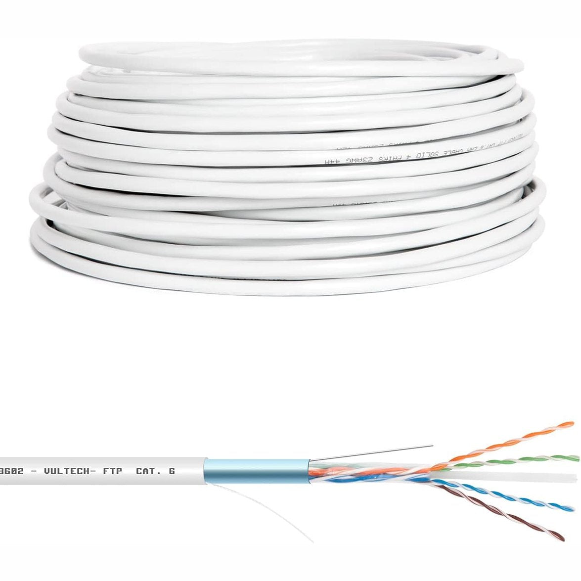 273295 - VULTECH Vultech sc13602 – 100 – kabllo rrjeti (CAT6, F/UTP (FTP), 10/100/1000Base-T (x), Gri, Klorur vinili (PVC), Ngjyrë e ngurtë)