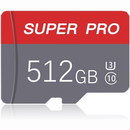 295898 - Kartë memorieje Micro SD 512GB Klasa 10 me adaptor SD, shpejtësi të lartë për tablet, kamerë, dron