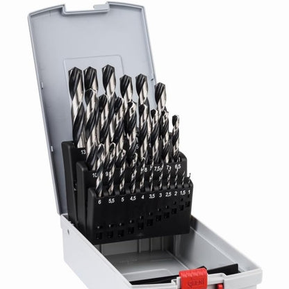 293503 - BOSCH Professional Set shpimi spiral HSS me 25 pjesë PointTeQ për metal