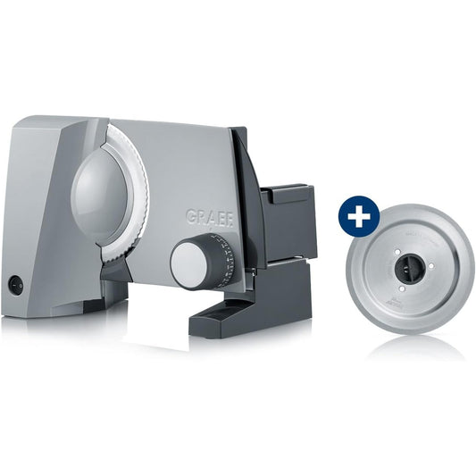 162100 - GRAEF - Prerës Elektrik G52, Çelik Inox Ø170 mm, Diapazon Prerje 0-20 mm, 170W, Bllokim për Fëmijë, Ngjyrë Gri, Prodhim i Gjermanisë